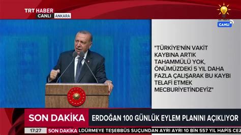 erdoğan 100 günlük icraat